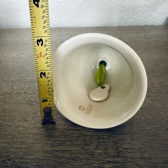 Boleslawiec Polish Pottery Christmas Tree Snowflake Holiday Bell Ornament - Picture 3 of 3